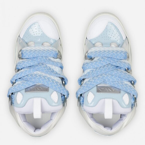 BNWT AW22 LANVIN BLUE CURB SNEAKERS 41 - Picture 9 of 11